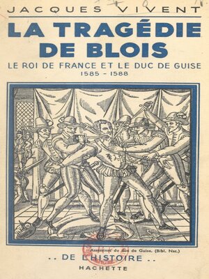 cover image of La tragédie de Blois